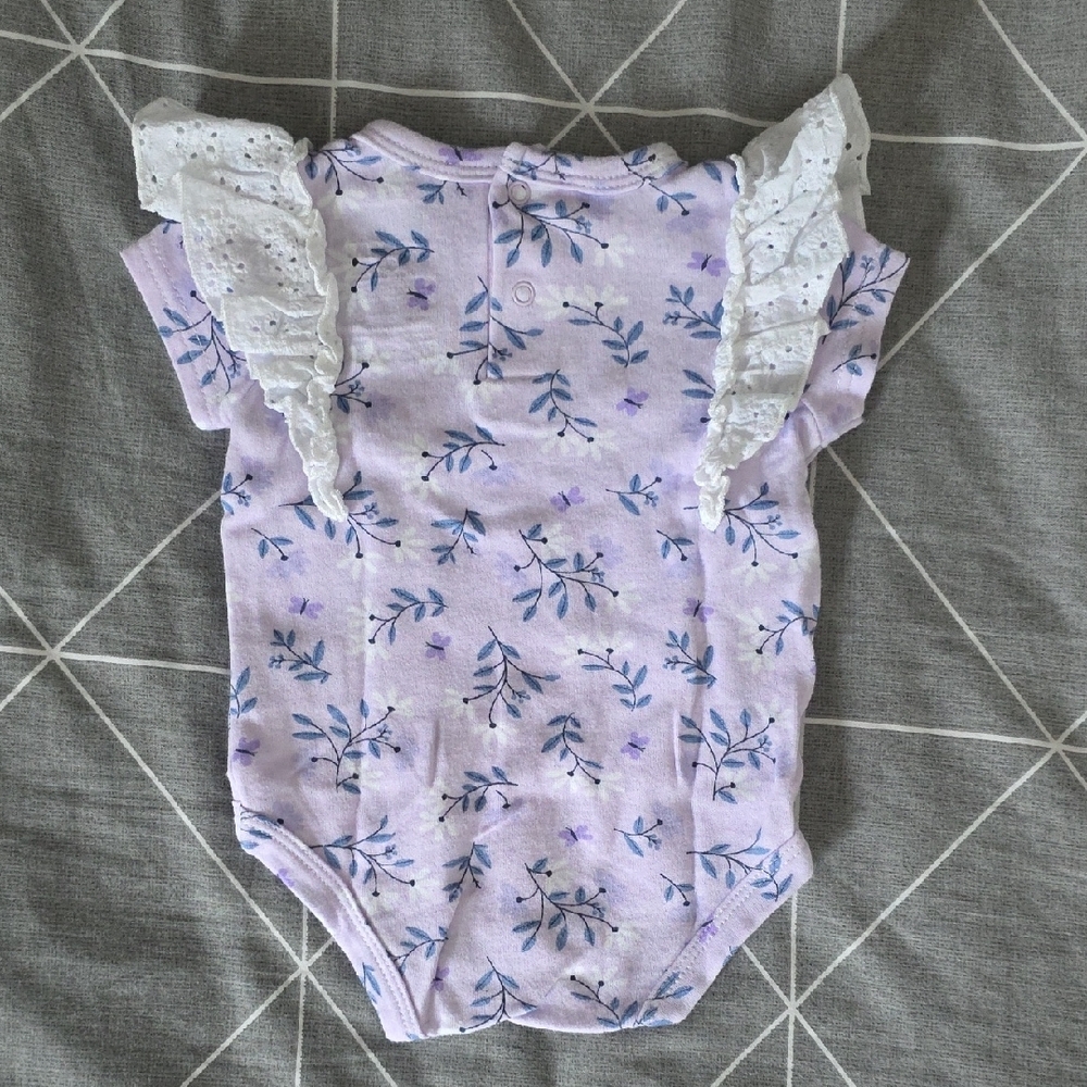 Floral Kids Matching Set with Ruffle Sleeves - Picture 5 of 8
